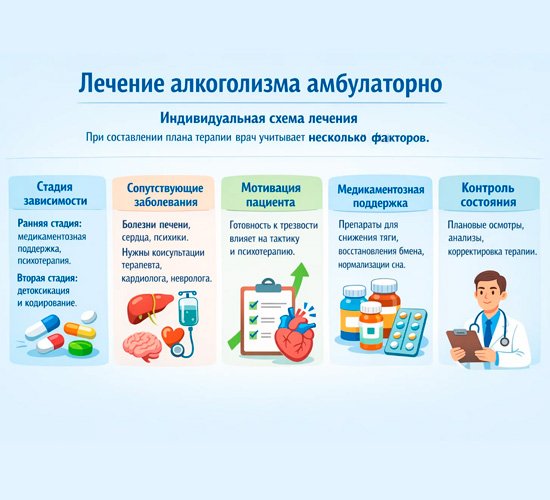 Инфографика Индивидуальная схема лечения
